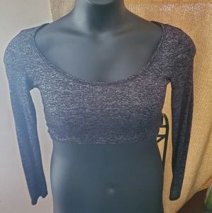 Forever21 long sleeve crop top